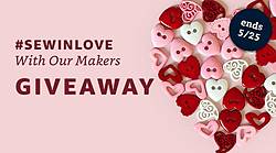 Fabric Sew in Love With Our Makers Sweepstakes