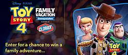 Disney Toy Story 4 Family Vacation Sweepstakes