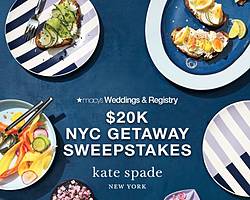 Macy’s Wedding Registry “Kate Spade New York” Sweepstakes