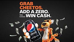 Grab a Cheetos Add a Zero Instant Win Game