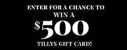 Tillys $500 Gift Card Giveaway