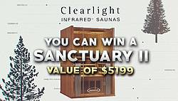 Northern Saunas Clearlight Sanctuary 2 Sweepstakes