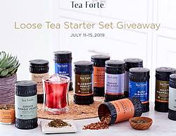 Tea Forté the Loose Tea Starter Gift Set Giveaway
