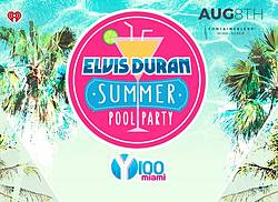 iHeartRadio Elvis Duran’s Summer Pool Party Sweepstakes