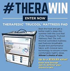 Therapedic TruCool Mattress Pad Giveaway