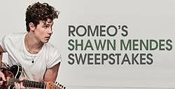 Premiere Networks Romeo’s Shawn Mendes Sweepstakes