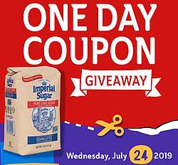 Imperial Sugar One Day Coupon Giveaway