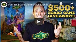 The Fantasy Board Game Giveaway Bonanza From the Quest Kids Sweepstakes