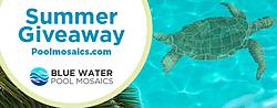 Blue Water Pool Mosaics Gift Card Sweepstakes