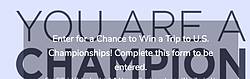 GK Trip to Championships Sweepstakes