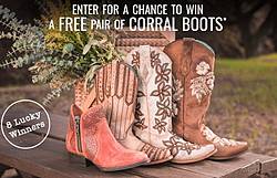 Country Outfitter Corral Boots Giveaway