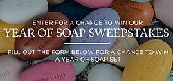 Caswell-Massey Soap for a Year Sweepstakes