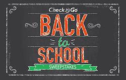 Check ‘N Go Back to School Sweepstakes