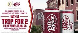 Dr Pepper Big Lots National College Football Sweepstakes