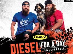 LINE-X Diesel for a Day Sweepstakes