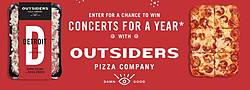 The Concerts for a Year With Outsiders Pizza Giveaway