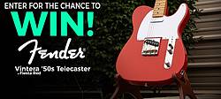 The Music Zoo’s Fender Vintera Guitar Giveaway