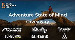 Backpackers Adventure State of Mind Giveaway