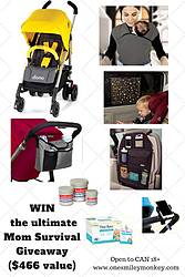 One Smiley Monkey: Ultimate Mom Survival Pack Giveaway
