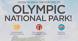 Frontier Airlines Olympic National Park Sweepstakes