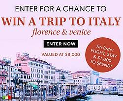 Ross-Simons “Win a Trip to Italy!” Sweepstakes