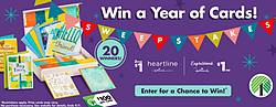 Dollar Tree Win a Year of Cards Sweepstakes