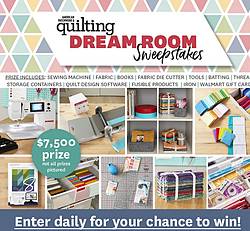 American Patchwork & Quilting the Dream Room Sweepstakes