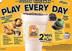 Golden Chick Pepsi Golden Giveaway Sweepstakes