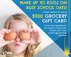 Iowa Egg Council Back to School Sweepstakes