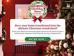 Hallmark Channel’s Holiday Home Decoration Sweepstakes