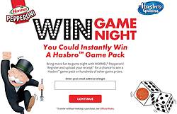 Hormel Pepperoni Win Game Night Instant Win Game