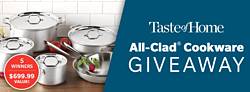 Taste of Home Stainless Steel Cookware Set Giveaway