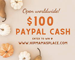 Hipmamasplace: $100 PayPal Cash Giveaway