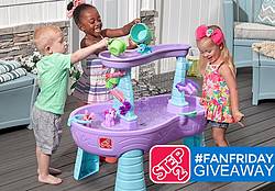 Step2 #FanFriday Rain Showers & Unicorns Water Table Giveaway