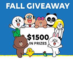Line Friends Give Away Event Sweepstakes