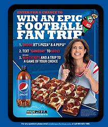 2019 Pepsi Jet’s Pizza Football Sweepstakes