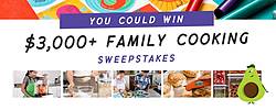 America’s Test Kitchen Family Cooking Sweepstakes