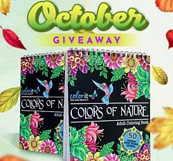 ColorIt Colors of Nature Coloring Book Giveaway