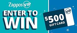 Zappos VIP Launch Giveaway Sweepstakes