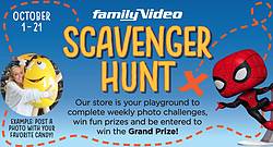 Family Video Scavenger Hunt Sweepstakes