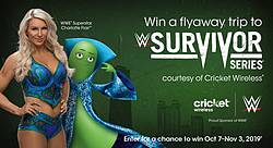 Cricket Wireless Survivor Series Flyaway Sweepstakes