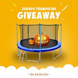 Zupapa Trampoline Halloween Trampoline Giveaway
