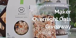 LimByLim: Maker Overnight Oats Giveaway