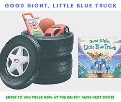 Quirky Mom Next Door: Little Blue Truck Prize Pack Giveaway