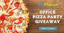 VOPlanet Office Pizza Party Giveaway