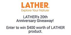 Lather 20th Anniversary Giveaway