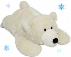 Pausitive Living: Warm Buddy Plush Polar Bear Giveaway