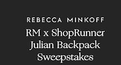 Rebecca Minkoff RM X ShopRunner Julian Backpack Sweepstakes