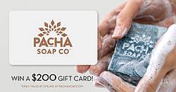 Pacha Soap Co. $200 Gift Card Giveaway