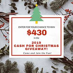 Ourcraftymom: $430 Cash for Christmas Giveaway